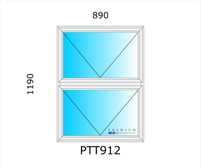 Aluminium Top Hung Window PTT912 - Image 5