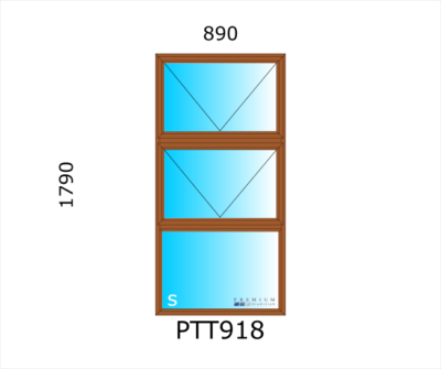 Aluminium Top Hung Window PTT918