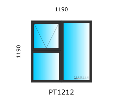 Aluminium Top Hung Window PT1212 - Image 2