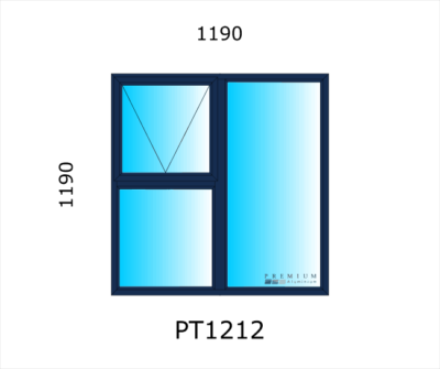 Aluminium Top Hung Window PT1212 - Image 3