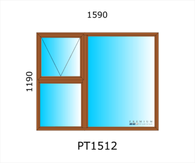 Aluminium Top Hung Window PT1512