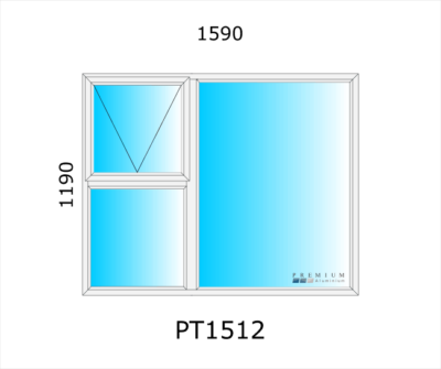 Aluminium Top Hung Window PT1512 - Image 5