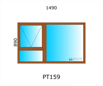 Aluminium Top Hung Window PT159