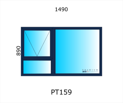 Aluminium Top Hung Window PT159 - Image 3