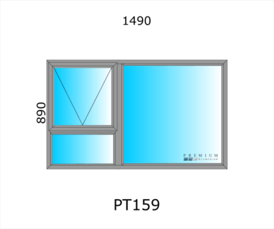 Aluminium Top Hung Window PT159 - Image 4