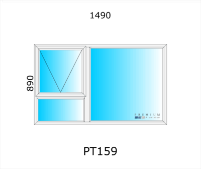Aluminium Top Hung Window PT159 - Image 5