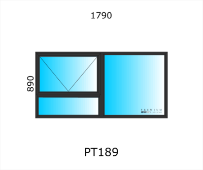 Aluminium Top Hung Window PT189 - Image 2