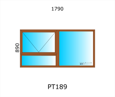 Aluminium Top Hung Window PT189