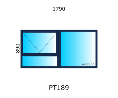 Aluminium Top Hung Window PT189 - Image 3