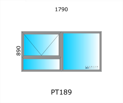 Aluminium Top Hung Window PT189 - Image 4