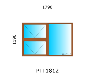 Aluminium Top Hung Window PTT1812