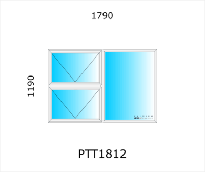 Aluminium Top Hung Window PTT1812 - Image 5