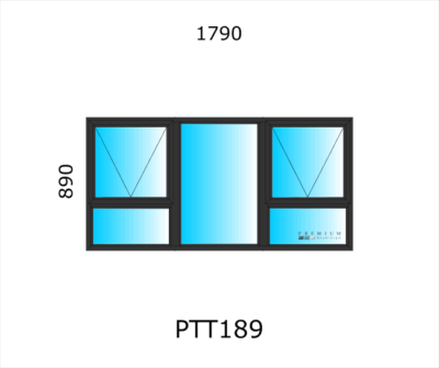 Aluminium Top Hung Window PTT189 - Image 2
