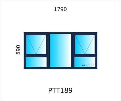 Aluminium Top Hung Window PTT189 - Image 3