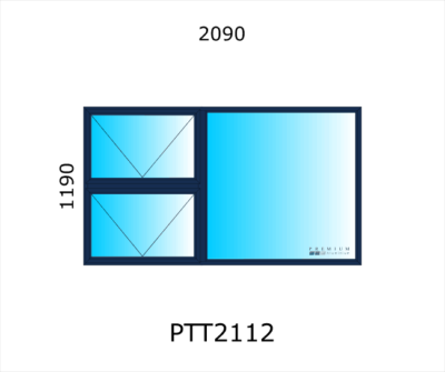 Aluminium Top Hung Window PTT2112 - Image 3