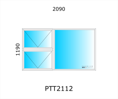 Aluminium Top Hung Window PTT2112 - Image 5