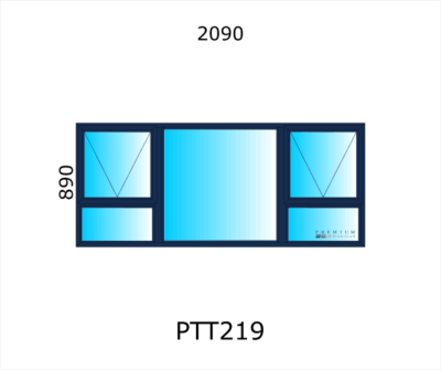 Aluminium Top Hung Window PTT219 - Image 3