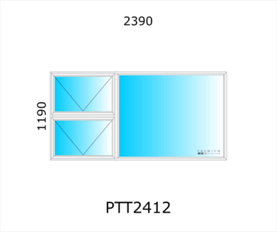 Aluminium Top Hung Window PTT2412 - Image 5