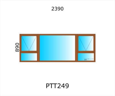 Aluminium Top Hung Window PTT249