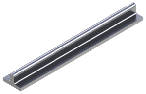 Aluminium T Section Bottom Track