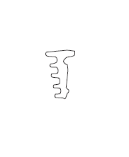Back Wedge Corrugated Series GLA004