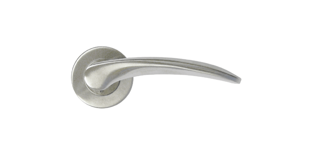 Lever Handle Nandi with Oval Euro Escutcheon Premium Aluminium