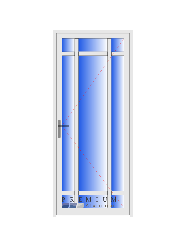 Hinged Door or Pivot Door Configuration