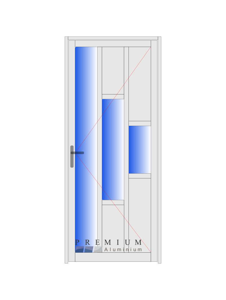 Hinged Door or Pivot Door Configuration