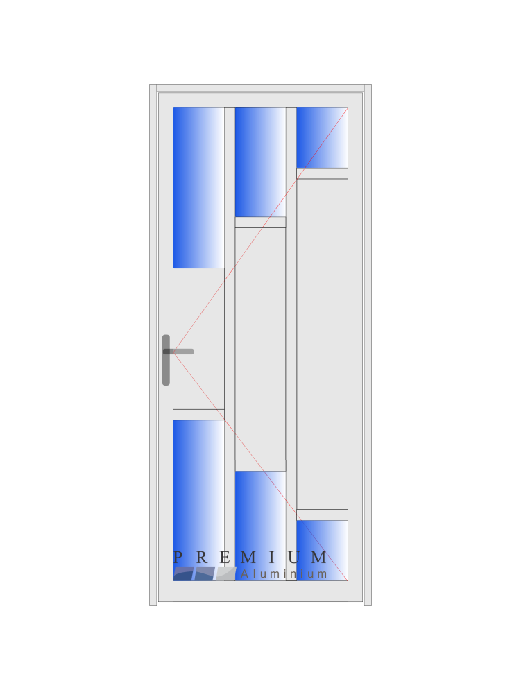 Hinged Door or Pivot Door Configuration