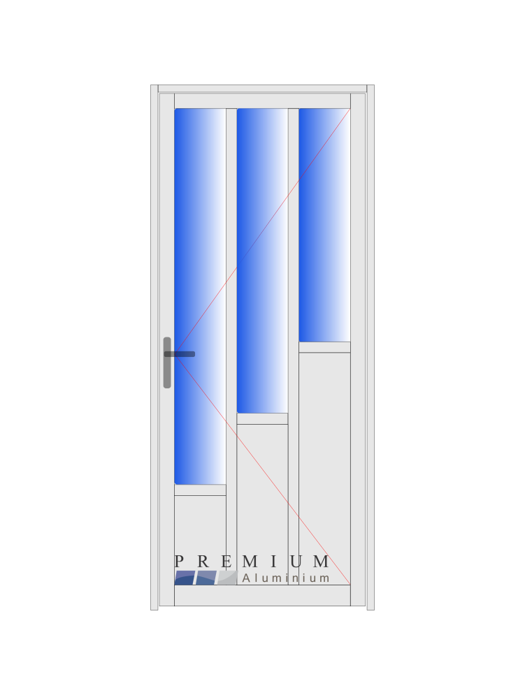 Hinged Door or Pivot Door Configuration
