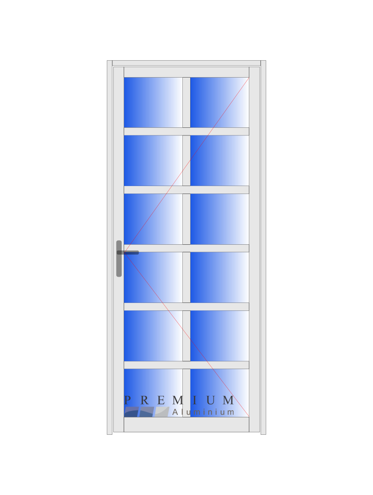 Hinged Door or Pivot Door Configuration