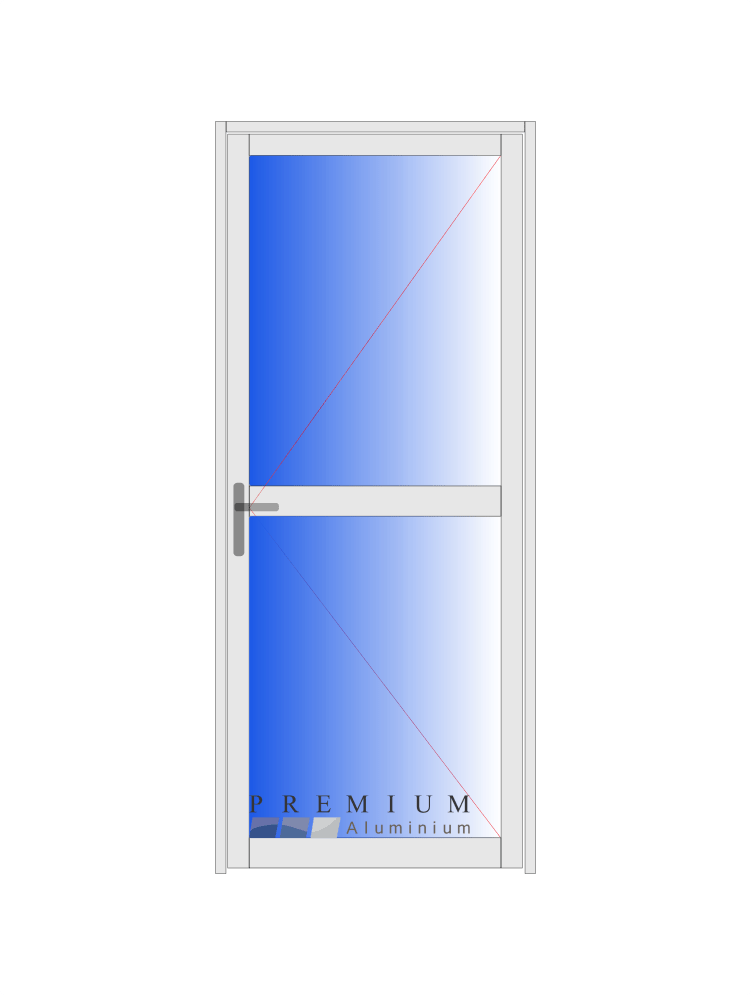 Aluminium Hinged Door or Pivot Door Configuration