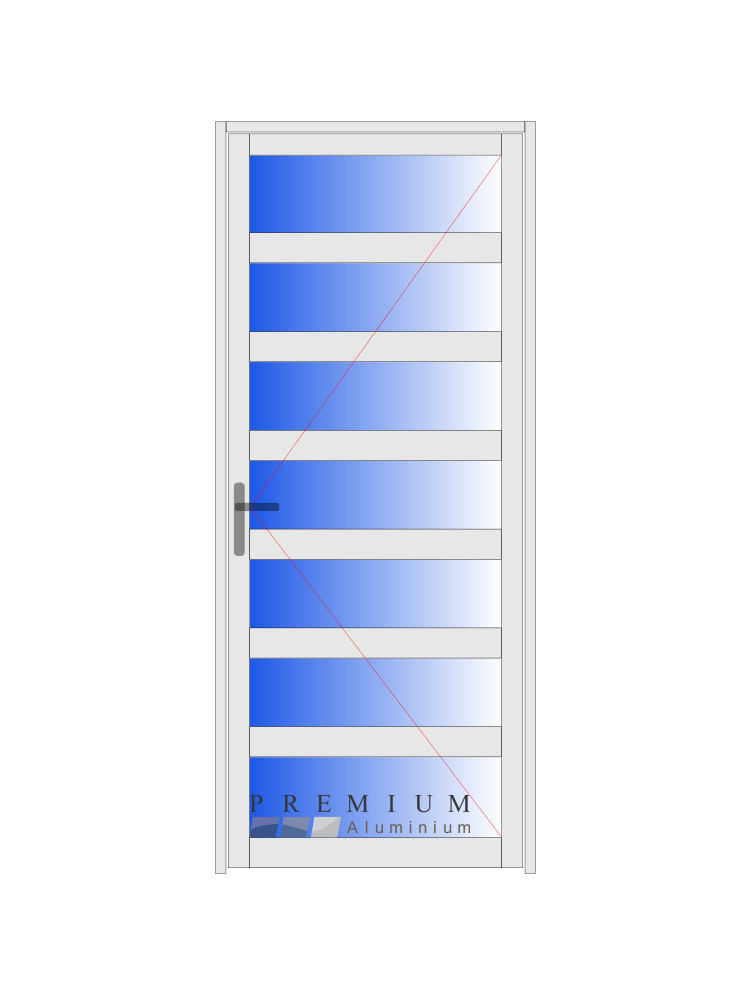 Hinged Door or Pivot Door Configuration