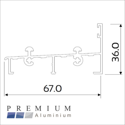 Icon Frame Sill Double Track