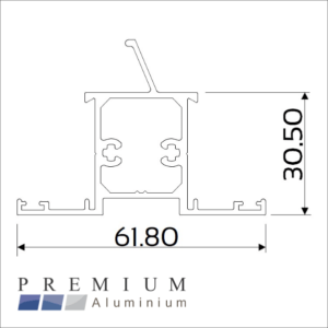 Swift30.5 Mullion 30mm Weath Bar