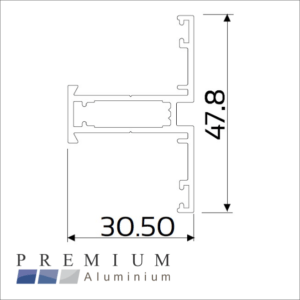 Swift30.5 Mullion 30mm Cottg Pan