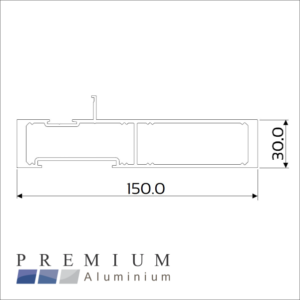 Clip44 Frame Rec Back 150mm