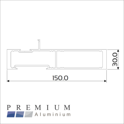 Clip44 Frame Rec Back 150mm