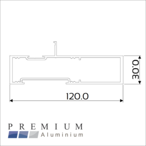 Clip44 Frame Rec Back 120mm
