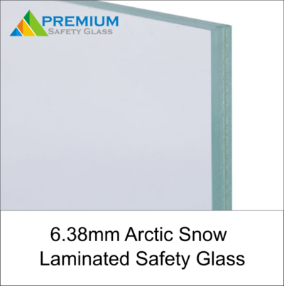 6.38mm Arctic Snow Laminated Safety Glass