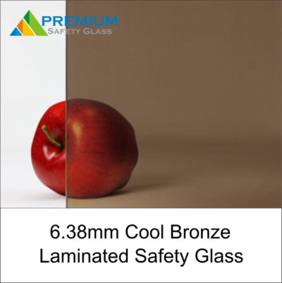 6.38mm Cool Bronze Laminated Safety Glass