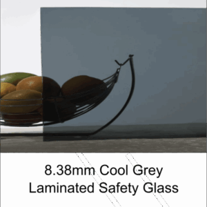 8.38mm Cool Grey Laminated Safety Glass