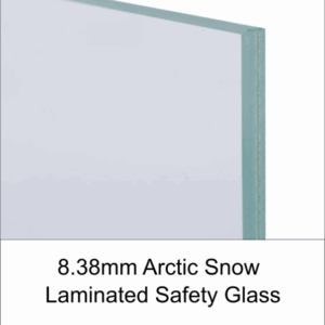 8.38mm Arctic Snow Laminated Safety Glass