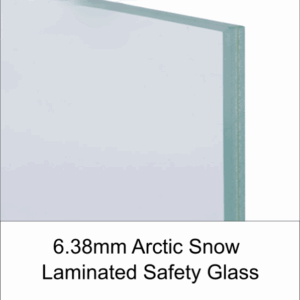 6.38mm Arctic Snow Laminated Safety Glass
