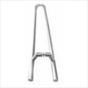 GHI Decor F434 CRANKED T-SHAPE HANDLE - SATIN 32 X 1200MM X 1800MM
