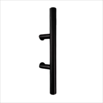 GHI Decor F413BLK CRANKED T-SHAPE HANDLE - BLACK 30 X 150MM X 400MM