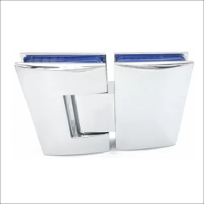 180° Glass To Glass Hinge-Zinc Chrome Plated