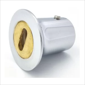19mm Wall Flange-Brass Chrome