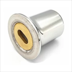 19mm Wall Flange Polished-Stainless Steel