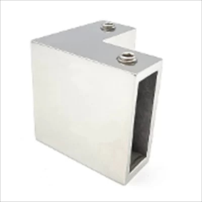Edge Slider 90° Corner Piece - Chrome